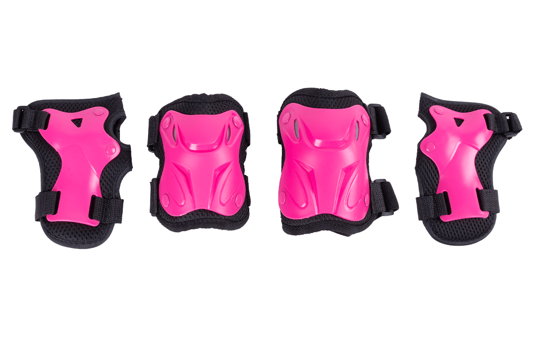 Защита Safety line 300 (S) (локтей, коленей) черно-розовый
