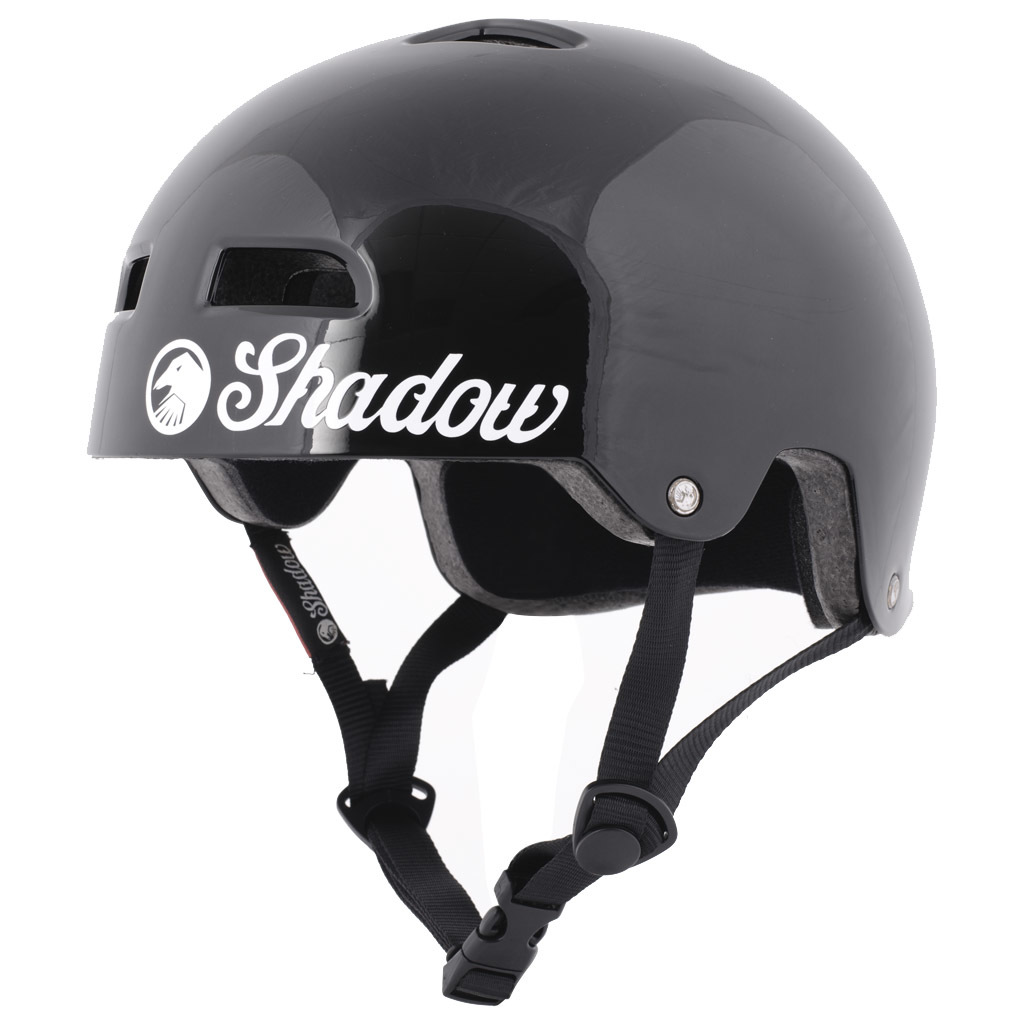 Шлем ВЕЛО BMX Shadow Classic (XS) чёрный глянец 103-06013