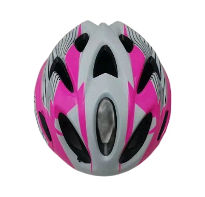 Шлем ВЕЛО защит. FSD-HL057 (out-mold) (M) 52-56 см, розово-белый 600320