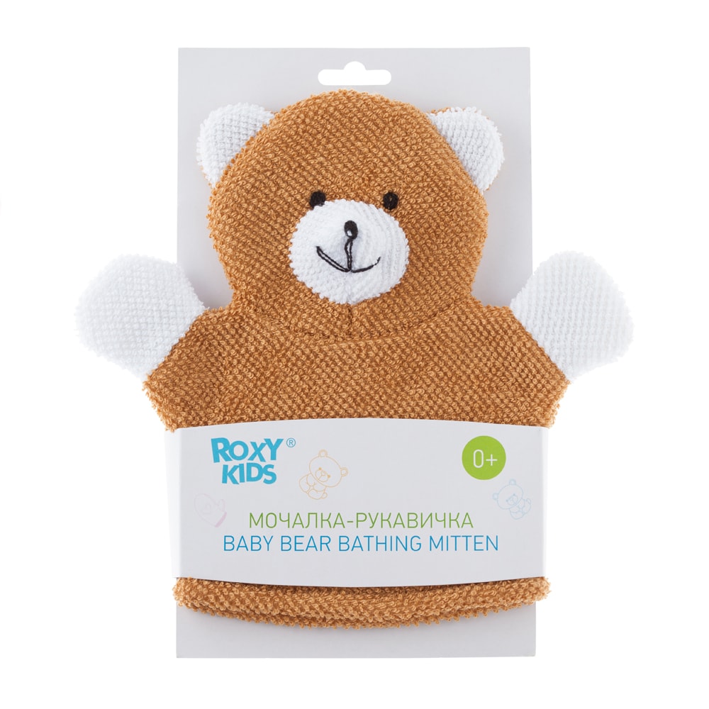 Мочалка-рукавичка махровая Baby Bear