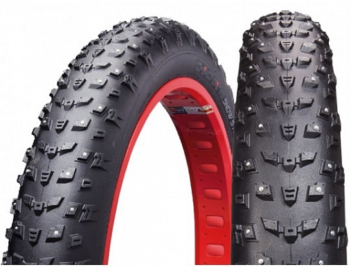 Покрышка 26 - 4,00 Чао Н-5202, 30TPI, FAT BIKE, метал. 152 шипа Покрышка 26 - 4,00 Чао Н-5202, 30TPI, FAT BIKE, метал. 152 шипа