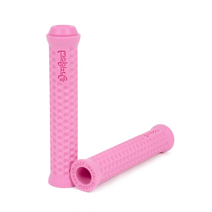 Ручки руля 160 мм, BMX Shadow Maya DCR Flangeless розовые 131-07018 Ручки руля 160 мм, BMX Shadow Maya DCR Flangeless розовые 131-07018