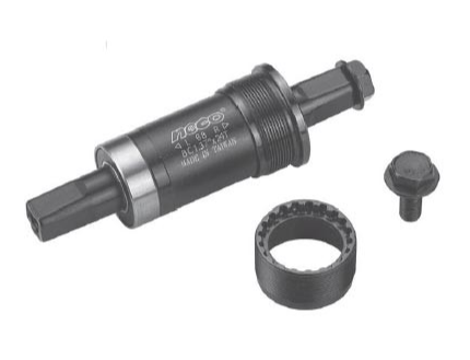 Картридж квад. L120/179,5 мм, FATBIKE, NECO B911, 1.37”x24T, пром. подш, болт, ZTB18020 Картридж квад. L120/179,5 мм, FATBIKE, NECO B911, 1.37”x24T, пром. подш, болт, ZTB18020