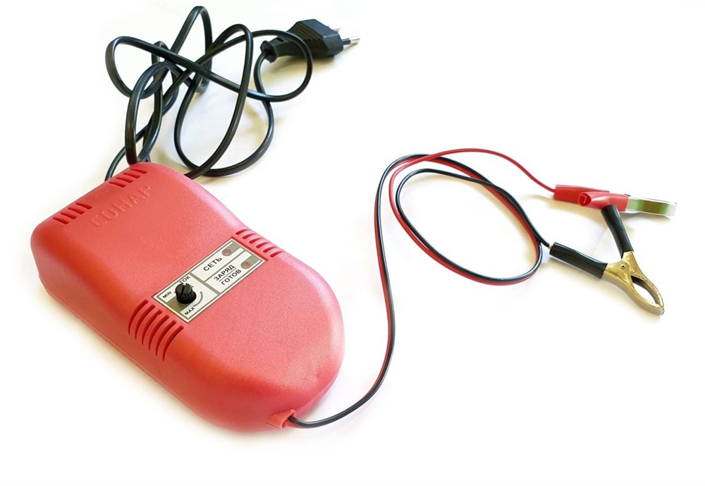 Зарядное устройство 12V Сонар выход 14,5 V от (0.3 до 1,8 ah)