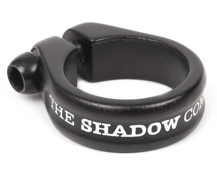 Подседельный зажим BMX Shadow Alfred, ф 25,4, черный 103-06150 Подседельный зажим BMX Shadow Alfred, ф 25,4, черный 103-06150