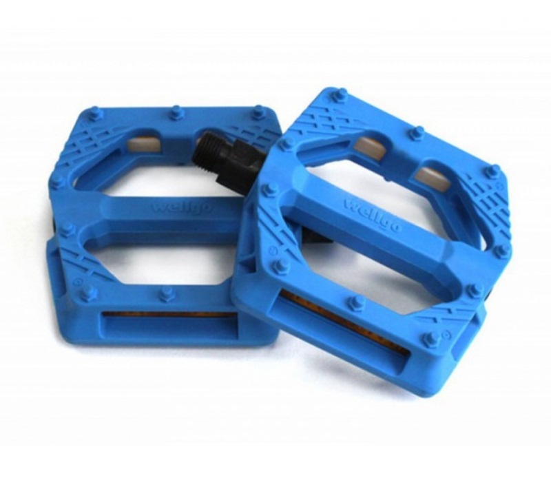 Педали пл. WELLGO BMX/Downhill B223N, 9/16, Cr-Mo, синие 6-14227 Педали пл. WELLGO BMX/Downhill B223N, 9/16, Cr-Mo, синие 6-14227