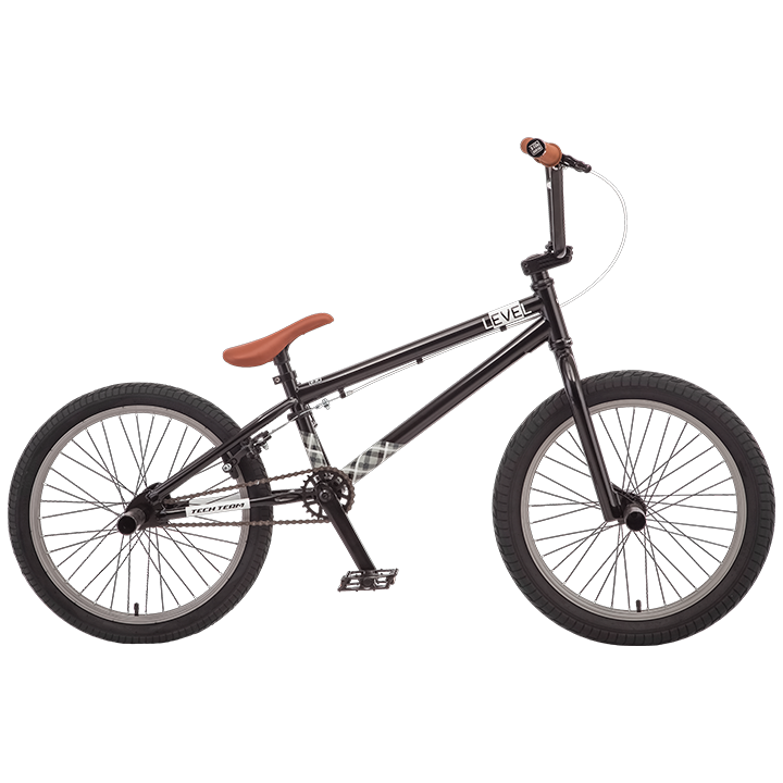 20д. BMX TechTeam Level, 1ск, V-BRAKE, рама сталь, 48 сп, 4 пэги, чёрный 20д. BMX TechTeam Level, 1ск, V-BRAKE, рама сталь, 48 сп, 4 пэги, чёрный