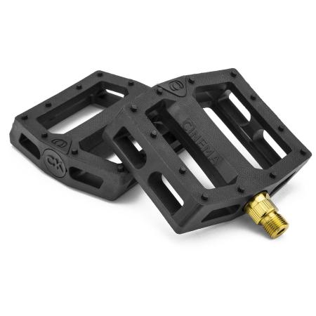 cinema-ck-black-with-gold-pc-bmx-pedals cinema-ck-black-with-gold-pc-bmx-pedals