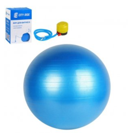 Мяч JB0207277 "Гимнастический", синий, 75 см.