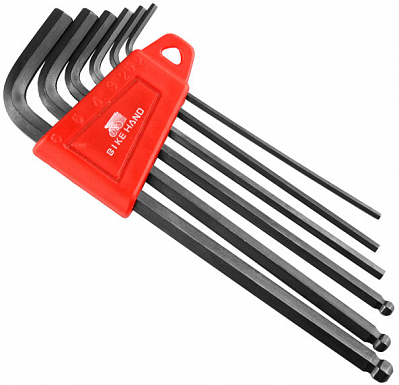 Шестигранники 2/2,5/3/4/5/6 мм, на пл. клипсе, BIKE HAND YC-613, 230041