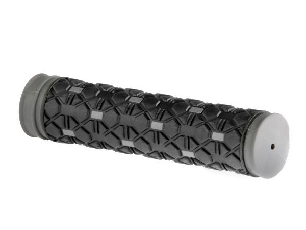 Ручки руля 125 мм, VLG-232D2, матер. Kraton, чёрно-красные, 150013