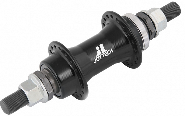 Втулка задн. 36 сп. AL 1 ск. ВМХ Joytech, гайки, черная 130077 Втулка задн. 36 сп. AL 1 ск. ВМХ Joytech, гайки, черная 130077