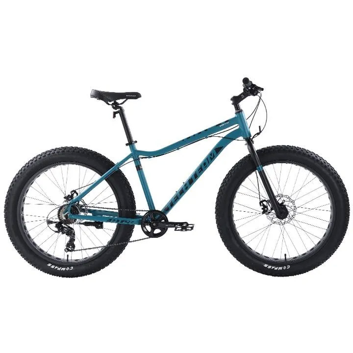 26д. FATBIKE TT Garet, 7 ск, M.DISC, рама AL, рост 18, 26 х 4,00, хаки