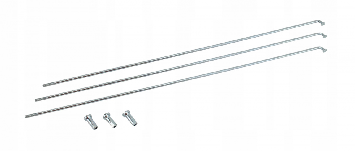 SZPRYCHY-ROWEROWE-SREBRNE-89mm-NAKRETKI-144szt SZPRYCHY-ROWEROWE-SREBRNE-89mm-NAKRETKI-144szt