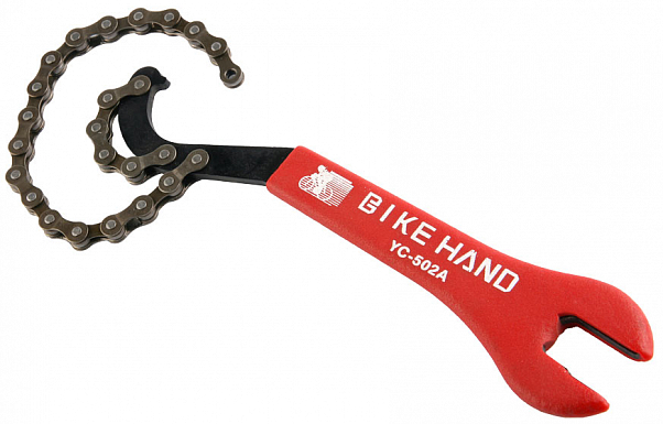 Съемник кассеты, хлыст, гаечн 15/16 мм, съемник для карет, BIKE HAND YC-502 A, 230010