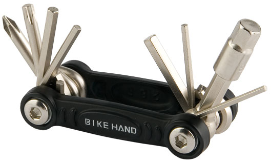 Мультитул, шестигр. 2/2,5/3/4/5/6/8 мм, отверт, звездоч, BIKE HAND YС-286-B, 230053 Мультитул, шестигр. 2/2,5/3/4/5/6/8 мм, отверт, звездоч, BIKE HAND YС-286-B, 230053