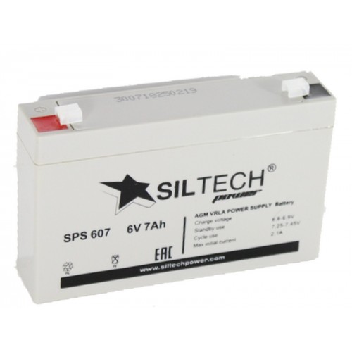 АКБ 6V7АН SILTECH SPS 607 (150-35-95) эл. мобиль, гелевый АКБ 6V7АН SILTECH SPS 607 (150-35-95) эл. мобиль, гелевый