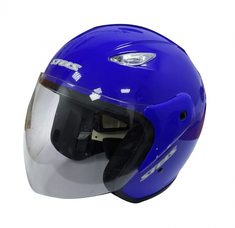 Шлем открытый, STELS, L(59-60), синий