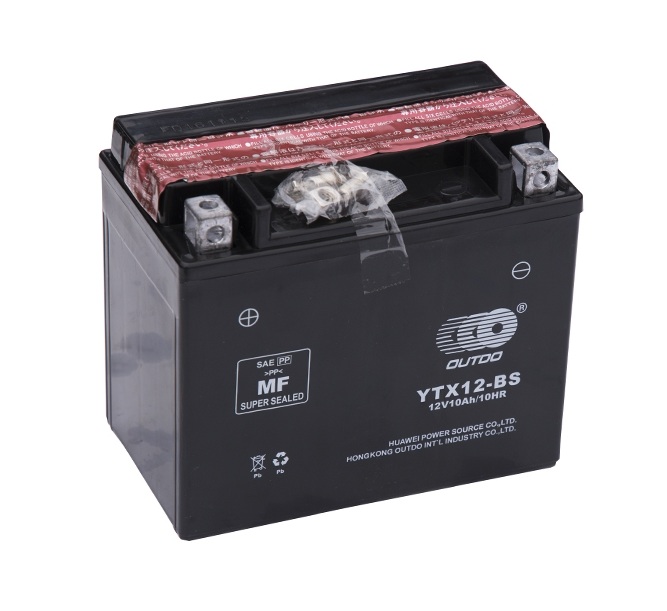 АКБ 12V10AH OUTDO YTX12-BS (150-87-130/200) 4050г., сух. заряж., электролит АКБ 12V10AH OUTDO YTX12-BS (150-87-130/200) 4050г., сух. заряж., электролит