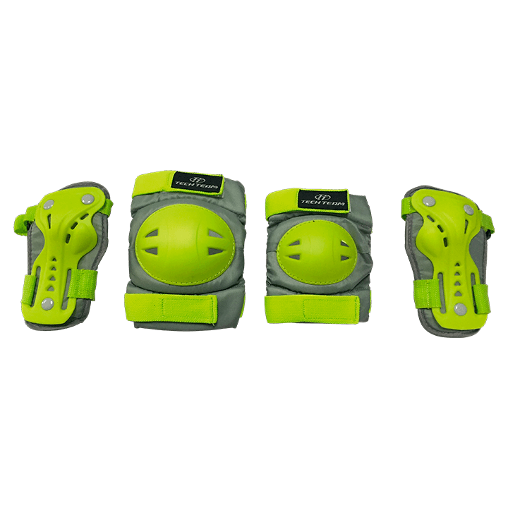 Защита Safety line 500 (S) (локтей, коленей) салатово-серый Защита Safety line 500 (S) (локтей, коленей) салатово-серый
