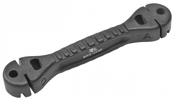 Ключ спицевой, для мантажа плоских спиц, BIKE HAND YC-188, 230096