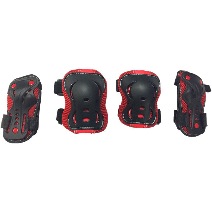 Защита Safety line 700 (M) (локтей, коленей) красно-черный Защита Safety line 700 (M) (локтей, коленей) красно-черный
