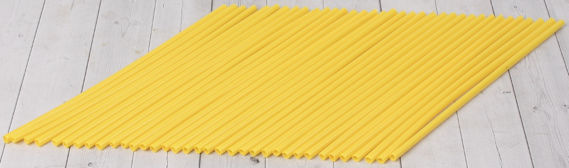 Трубки декоративные на спицы 10-21 (компл) желтые