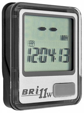 Велокомп BRI-11, 11 функций, безпроводной, серебристый 060032 Велокомп BRI-11, 11 функций, безпроводной, серебристый 060032