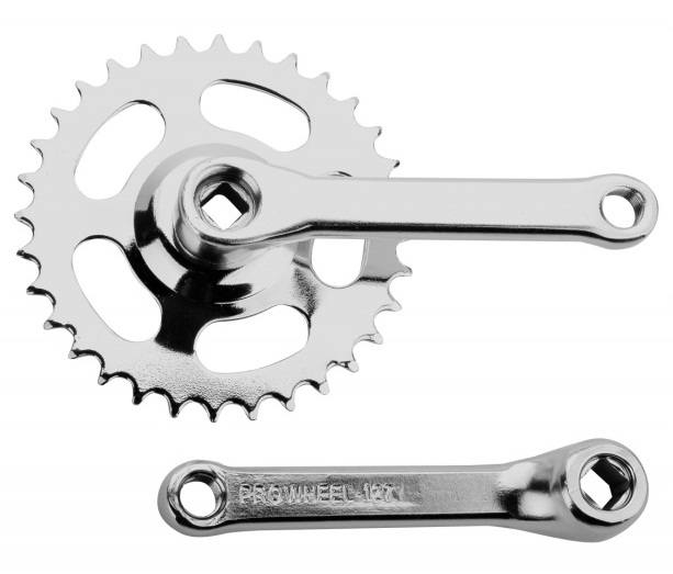 Шатуны мет. хром. 1 зв. 1/2 х 1/8 32 зуб. L 127 Prowheel Pioner-300 Форвард Шатуны мет. хром. 1 зв. 1/2 х 1/8 32 зуб. L 127 Prowheel Pioner-300 Форвард
