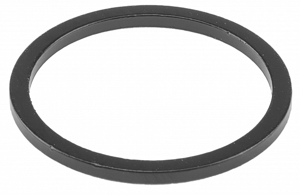 Кольцо проставочное рулев. L2мм, ф28.6мм, AL, KL-4021A, чёрное, 170123