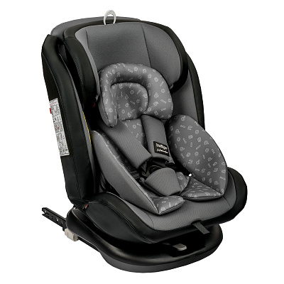 Автокресло Advanced Isofix 0-36 кг (серый-черный)