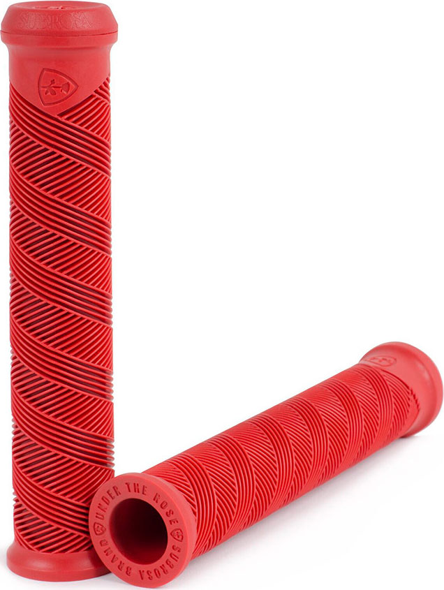 Ручки руля 160 мм, BMX Subrosa Dialed Flangeless, красные, 502-17009
