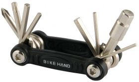 Мультитул, шестигр. 2/2,5/3/4/5/6/8 мм, отверт, звездоч, BIKE HAND YС-286-B, 230053 Мультитул, шестигр. 2/2,5/3/4/5/6/8 мм, отверт, звездоч, BIKE HAND YС-286-B, 230053