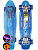 Скейт-Пениборд FISH (дэка пл. (22) 55х13,5 LED подсв.), прозрачно-голубой, 9933В, 608 Z