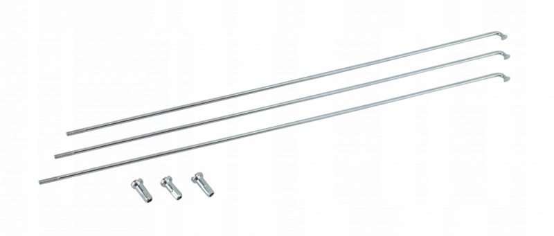 SZPRYCHY-ROWEROWE-SREBRNE-89mm-NAKRETKI-144szt SZPRYCHY-ROWEROWE-SREBRNE-89mm-NAKRETKI-144szt