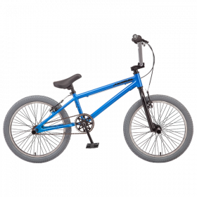 20д. BMX TechTeam Duke, 1ск, V-BRAKE, рама AL, 48 сп, 4 пэги, сини-черный 20д. BMX TechTeam Duke, 1ск, V-BRAKE, рама AL, 48 сп, 4 пэги, сини-черный