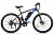 27,5д Велосипед электро Eltreco XT 600 Pro, 350w 36v 7,8ah пр. задн, 7ск, M.DISK, черно-синий-2665