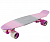 Скейт-Пениборд ТT Muiticolor 22 (дэка пл. 56х15), pink/white, Abec 7 Chrome