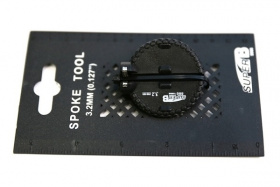 Ключ спицевой, 13G, круглый черн, Super B 5505 