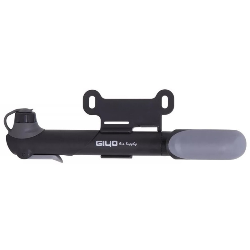 Насос пл, GIYO GP-04S, 180х21 мм, карманный, 8 атм, AV/FV, чёрно-серый Насос пл, GIYO GP-04S, 180х21 мм, карманный, 8 атм, AV/FV, чёрно-серый