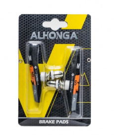 Колодки спорт V-BRAKE ALHONGA 72 мм всесезон. на блист. черно/серо/ранж. 3122635-9 Колодки спорт V-BRAKE ALHONGA 72 мм всесезон. на блист. черно/серо/ранж. 3122635-9