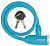 Противоугонка ключ L 650мм, ф 10мм, St. 84356, синяя, 540053