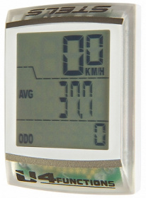 Велокомп U 4, 4 функции, белый, 060024 Велокомп U 4, 4 функции, белый, 060024