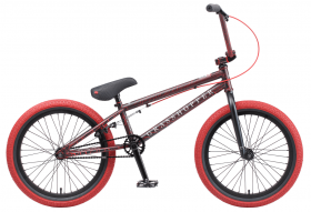 20д. BMX TechTeam Grasshoper, 1ск, V-BRAKE, рама сталь, 20х2.3, черно-красный