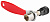 Съемник шатуна, кл. 15мм, с ручкой, под квадрат, BAKE HAND YC-216A, 230049