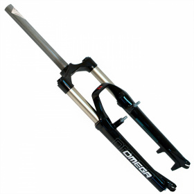 Вилка 26д. ф 1-1/8", Disk IS/V-brake, L 260 мм., б/резьб. пруж-эласт. рег. 100 мм., AL, RST OMEGA Т- Вилка 26д. ф 1-1/8", Disk IS/V-brake, L 260 мм., б/резьб. пруж-эласт. рег. 100 мм., AL, RST OMEGA Т-